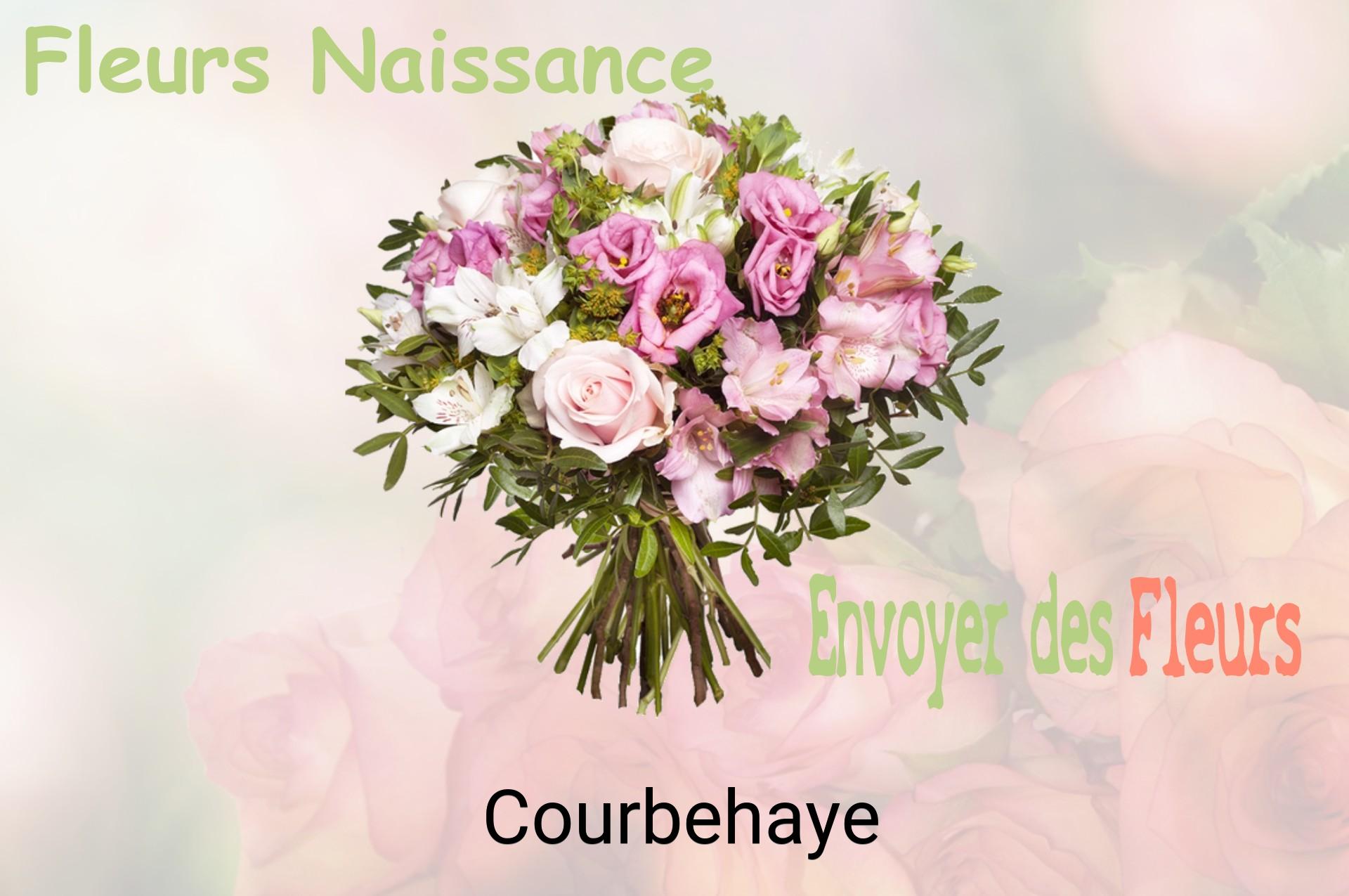 Bouquet de fleurs de naissance livré à Courbehaye